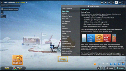 Regole di gioco Ice Fishing – Screenshot ufficiale