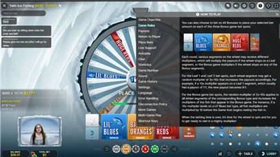 Screenshot delle regole di gioco Ice Fishing – Vista del lago ghiacciato